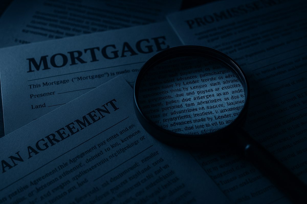 Toxic lending warning signs hidden in mortgage fine print loan documents
